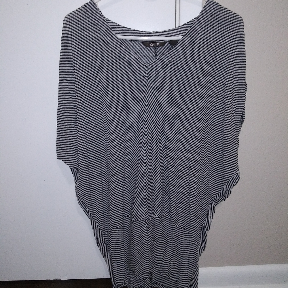 Lg Zoe D. Striped shirt